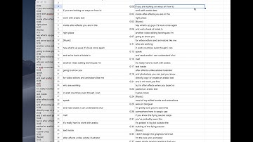 How to Remove Timestamps from YouTube Transcripts with Google Sheets - Easy Tutorial