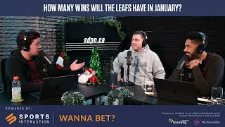 How many wins will the Toronto Maple Leafs have in January?