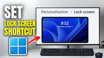 How to change windows lock screen wallpaper? Open settings shortcut