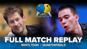 FULL MATCH | STEGER Bastian (GER) vs CALDERANO Hugo (BRA) | MT QF | #ITTFWorlds2018