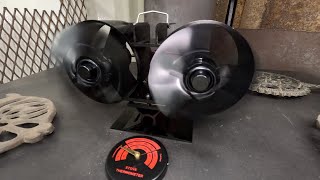 heat powered wood stove fan