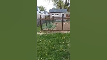 DIY Garden Fence, see our Page for Full Video