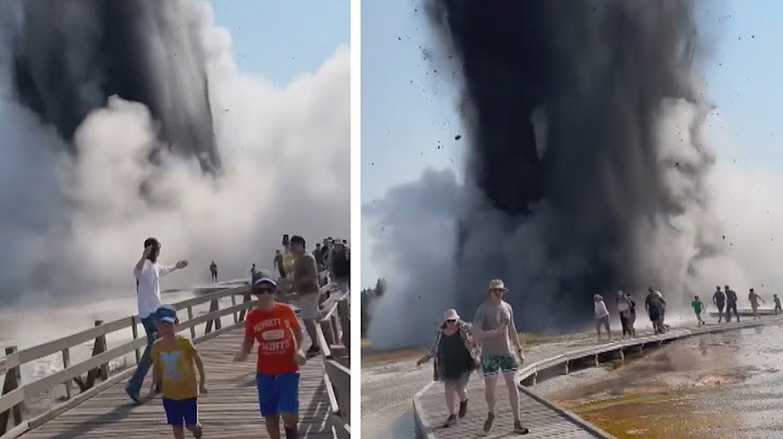 Hydrothermal Explosion Sends Yellowstone Tourists Fleeing