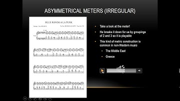 Irregular and Asymmetrical Meters Review