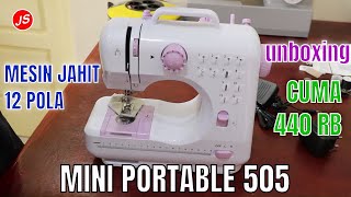 Unboxing Mesin Jahit Mini Portable 505