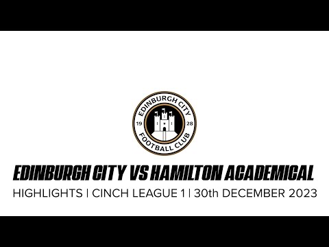 Edinburgh City Hamilton Goals And Highlights