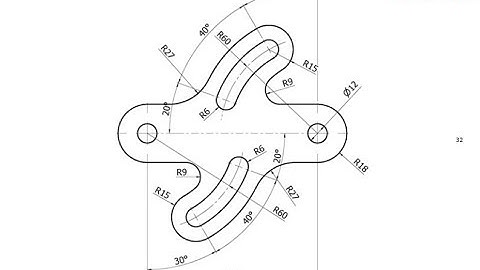 T-Flex CAD 15 2D - Exercise 32