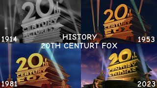 20th Century Fox Pictures Inc/Studios logo History (1914-2023)
