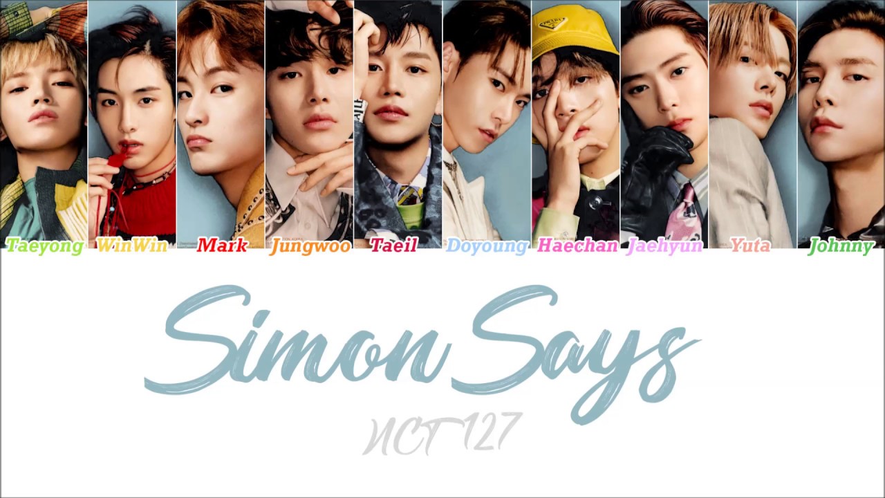 NCT 127 엔시티 127 'Simon Says' color coded lyrics 