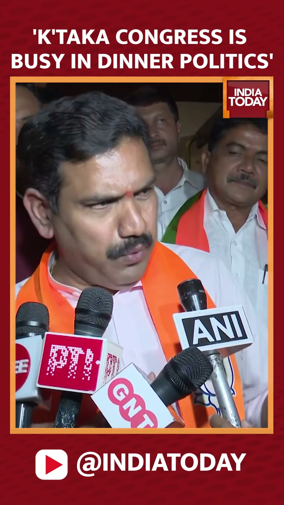 Karnataka BJP State President BY Vijayendra Attacks Karnataka Congress On Holding Dinner Meetings