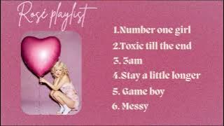 Rosé best playlists | Best song of 2025 🎶🌹