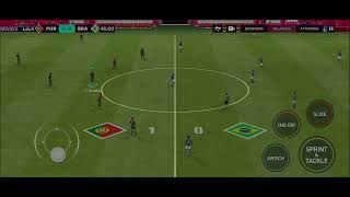Fifa Mobile 22 Gameplay | Portugal vs Brazil round 16 Italian commentary