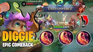 Diggie Full Damage Build 2026 🔥 INSANE Epic Comeback | Build Top Global Diggie MLBB