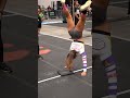 Angelina back on the Grid with high skill gymnastics