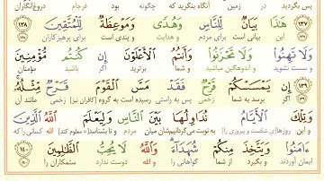 ترجمه آیه 139 سوره آل عمران/🛡️ تقویت نفس و اراده در سختی‌ها/🌟 وعده برتری برای ایمانِ واقعی