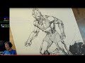 ULTRAMAN! GREEN LANTERN! KYLE RAYNER! Art Stream with Jim Lee!