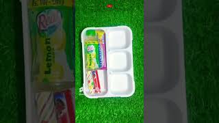Dairy Milk Chocolate Kinder Joy, Cola, Fruit Mentos Candy, Wafers, Lemon Drink Lunch Box Ideas 🥰 😋