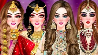 Indian Bridal Makeup & Dressup game for girls salon, makeup & dress up makeover screenshot 3