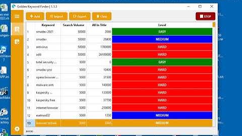 Tools Bulk Golden Keyword Finder
