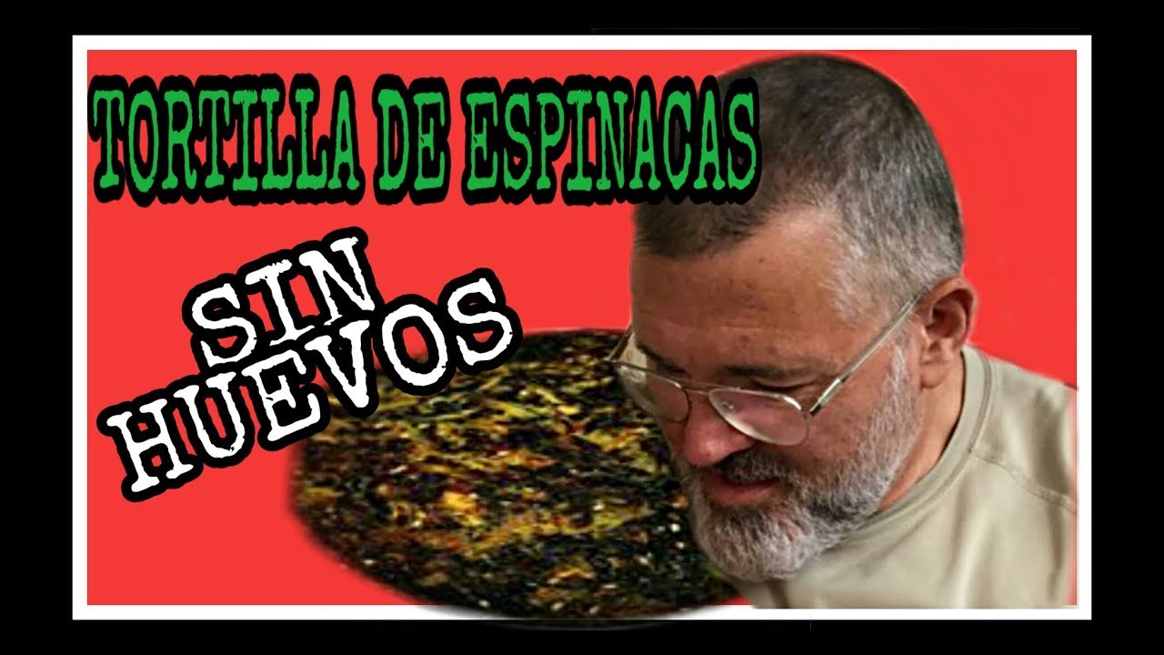 😋TORTILLA de ESPINACAS sin HUEVOS muy proteica y con mucha fibra