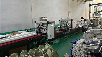 XY-EK-1050/1250/1450MM Automatic Lock Bottom Folder Gluer Machine #xinyu #carton #cardboard #packing