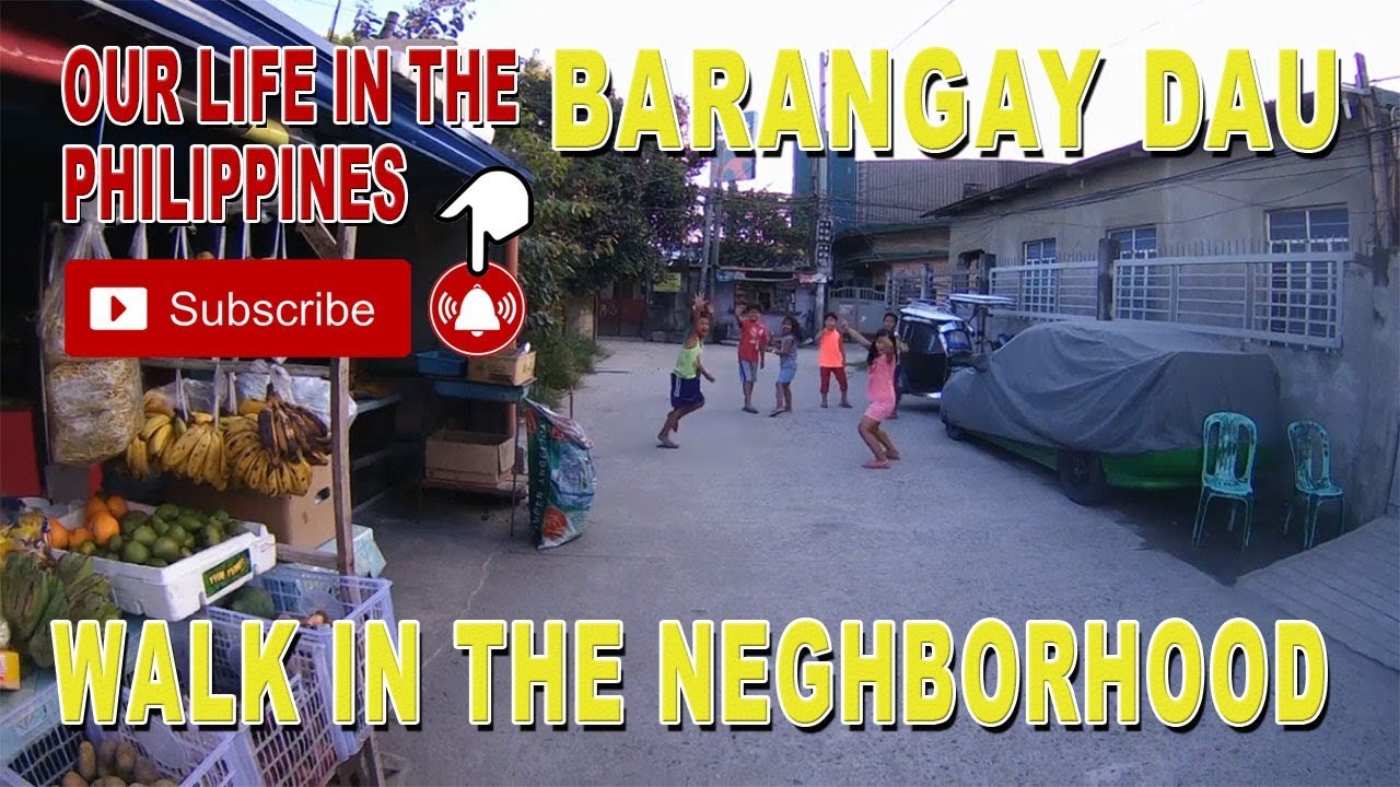 Walking the neighborhood San Isidro, Barangay Dau Mabalacat YouTube