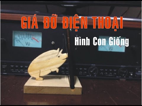 cách làm giá để điện thoại bằng gỗ