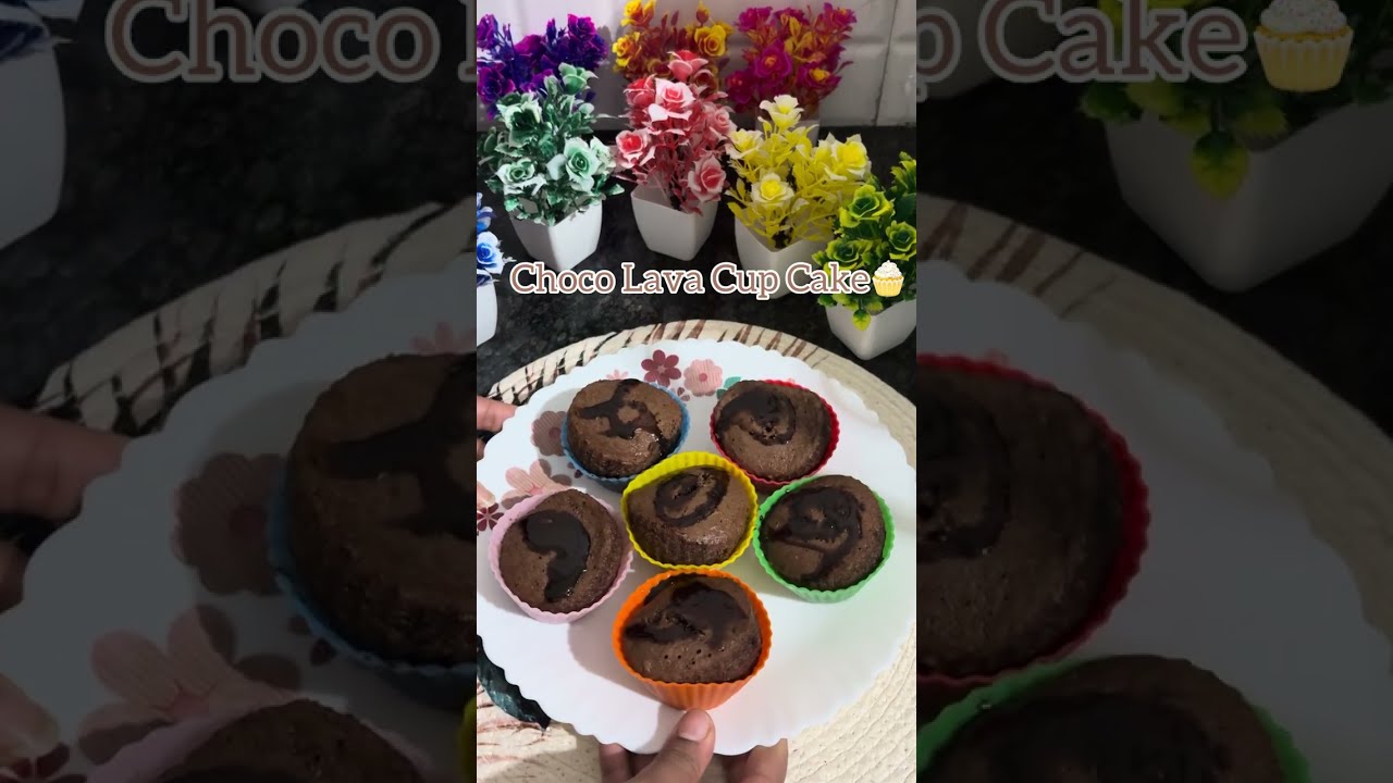 Ghar Pe Banaye Perfectly Choco Lava Cup Cake🧁 | Choco Lava Cup Cake Recipe😋