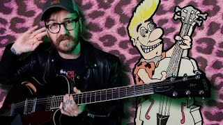 Psychobilly Riff Guitar Lesson - Frantic Flintstones - Alley Cat King