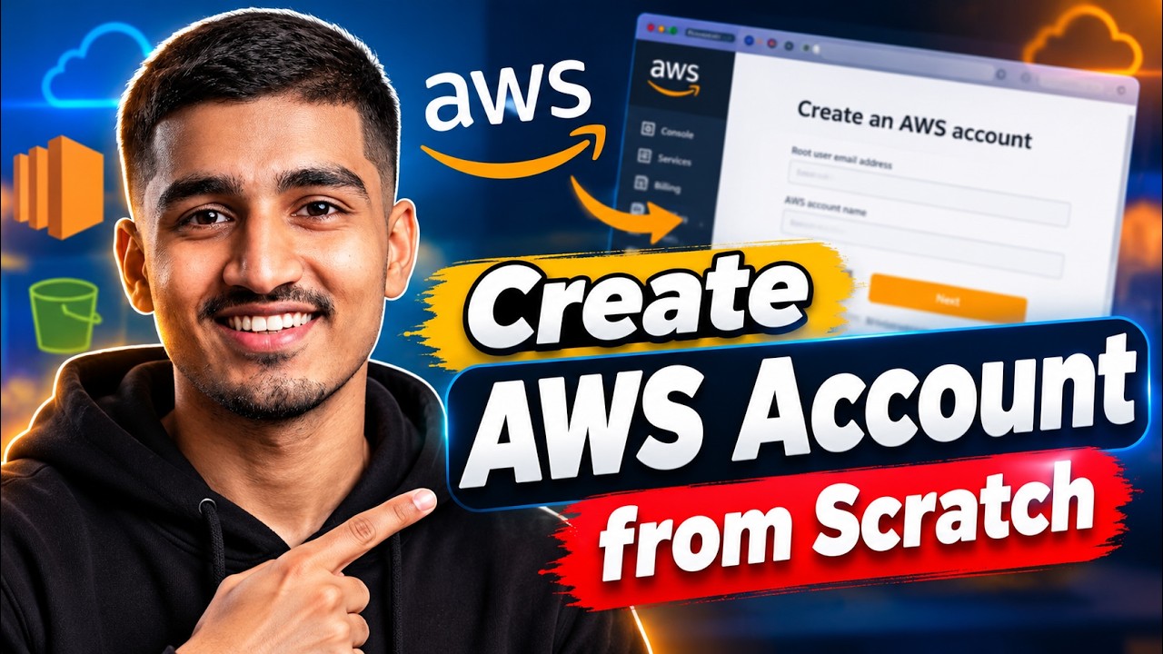 Create AWS Account from Scratch | AWS Account Setup for Beginners (2026 ...