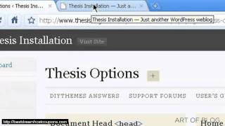 How to Install and Optimize Thesis Theme for Wordpress