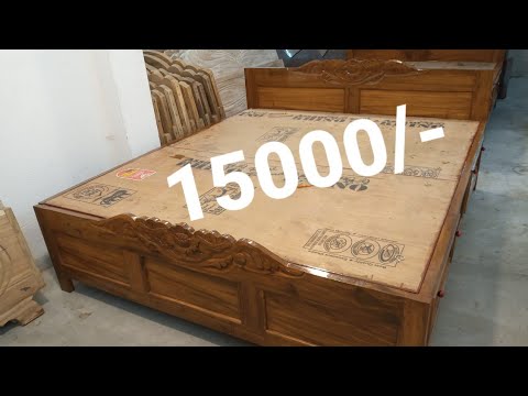 box bed furniture cots wooden low budget 8000/- starting
