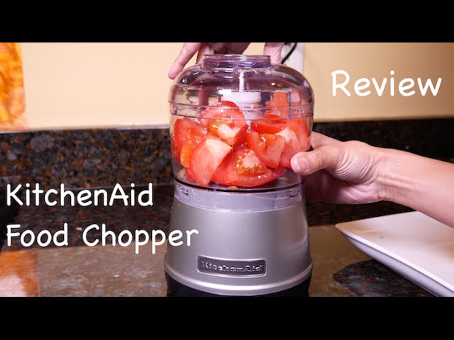 How to use the cordless food chopper video from KitchenAid on Vimeo