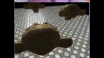 OpenGL Demo 7: Post Processing