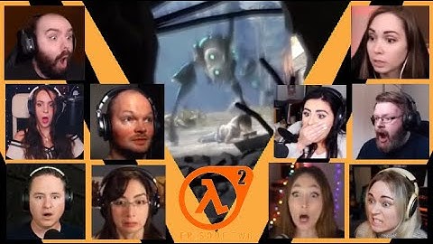 Gamers React to the First Encounter of a Hunter and Alyx Getting Wounded | Half-Life 2 Episode Two
