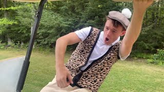 GOLF KID GETS MAD!!! (BEATS UP HIS BUDDIES)