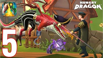 Hungry Dragon - Gameplay Walkthrough Part 5  - 150k Score (iOS, Android).