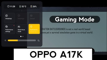 OPPO A17K Game Space For improve Your Gaming Experience