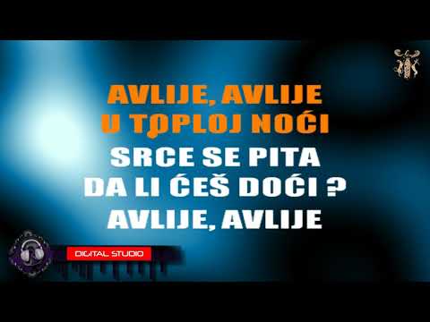 Avlije, Avlije - Karaoke version with lyrics