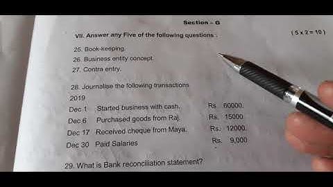 Junior Inter Commerce Sample Paper/TS and AP/#interexams2023