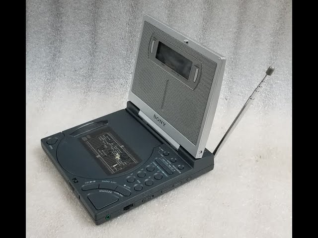 Sony ICF CD2000 CD Clock Radio with FM AM Radio - YouTube