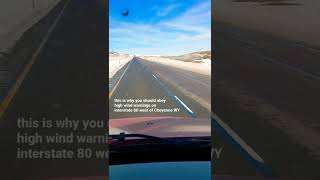 Wind blows 3 semi trucks off interstate 80 in Wyoming