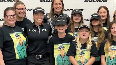 LPGA winner Brooke Henderson surprises students at...