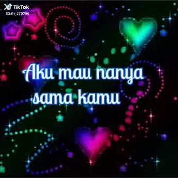 Aku mau nanya sama kamu