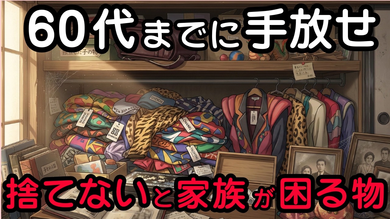 クローゼットに眠る100万円の着物がたった数千円。過去の栄光にしがみつくのをやめた| 60代の片付け | 生前整理 | 過去の執着