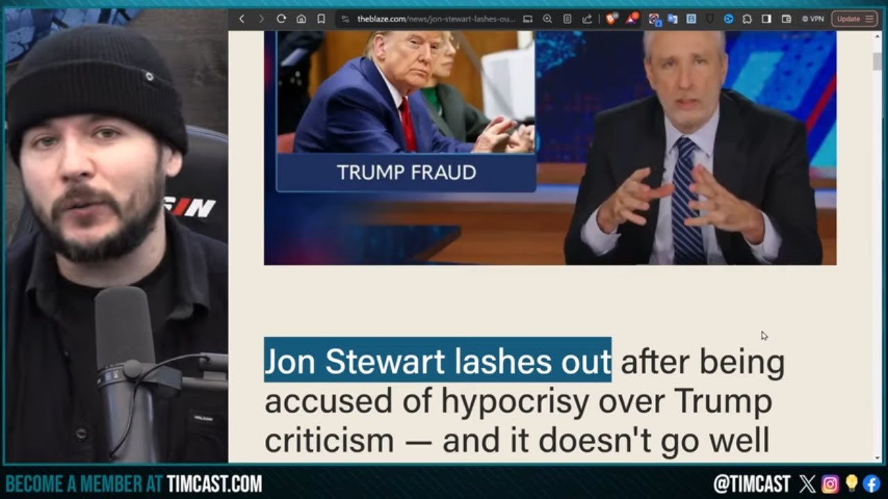 Jon Stewart MELTDOWN Continues, Media Begins LYING To Cover For Stewart Hypocrisy Over Trump Fraud