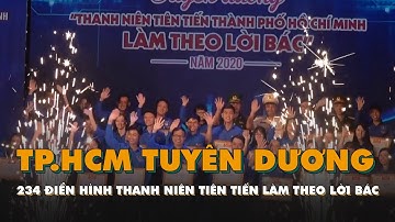 TP.HCM tuyên dương 234 điển hình thanh niên tiên tiến làm theo lời Bác
