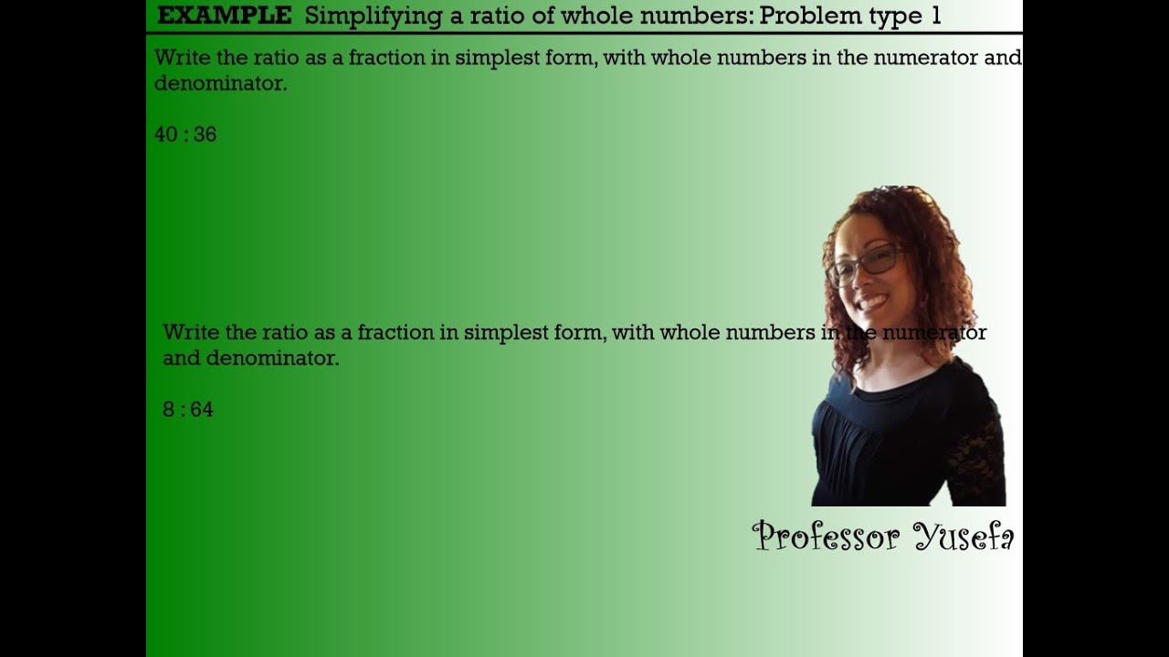 Simplifying Ratios Part 1 - YouTube