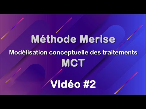 Merise #02 : Modélisation conceptuelle des traitements - MCT