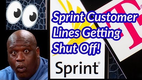 Sprint T-Mobile Customers Watch! Lines Getting Shut Off!